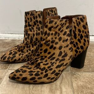 Leopard women Boots, size 7, Franco Sarto